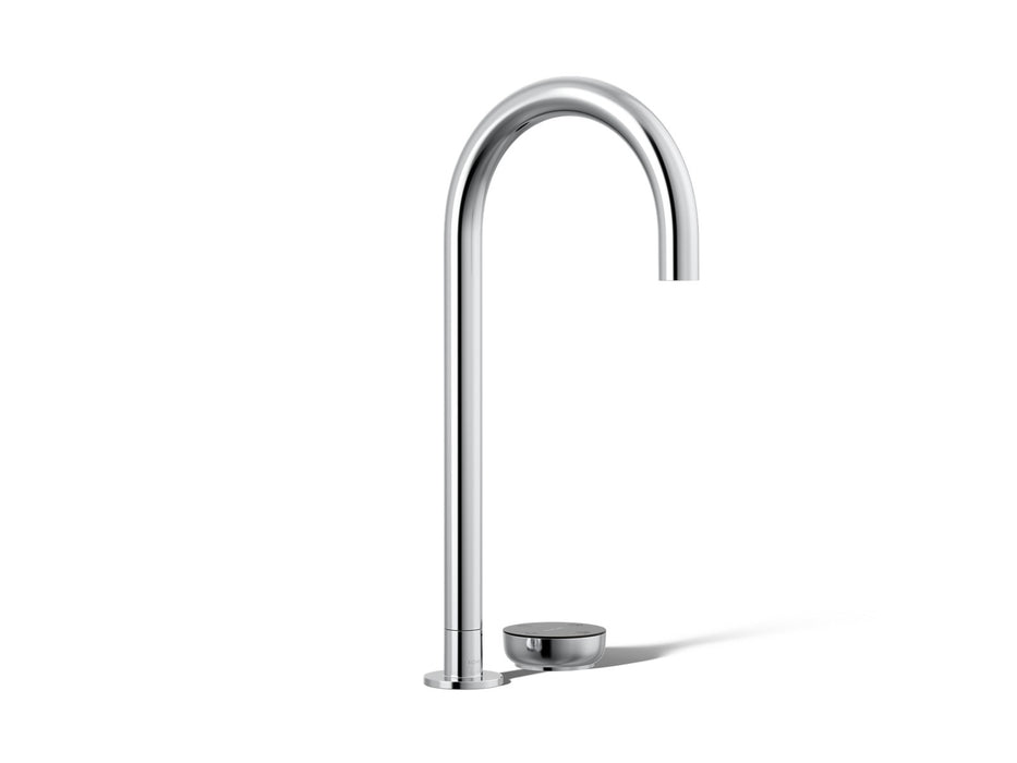 KOHLER K-T30924 Aquifer 4-in-1 tall arc beverage faucet, polished chrome