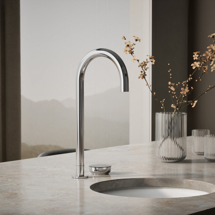 KOHLER K-T30924 Aquifer 4-in-1 tall arc beverage faucet, polished chrome - view 2