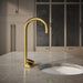 KOHLER K-T30924 Aquifer 4-in-1 tall arc beverage faucet, vibrant brushed moderne brass - view 4