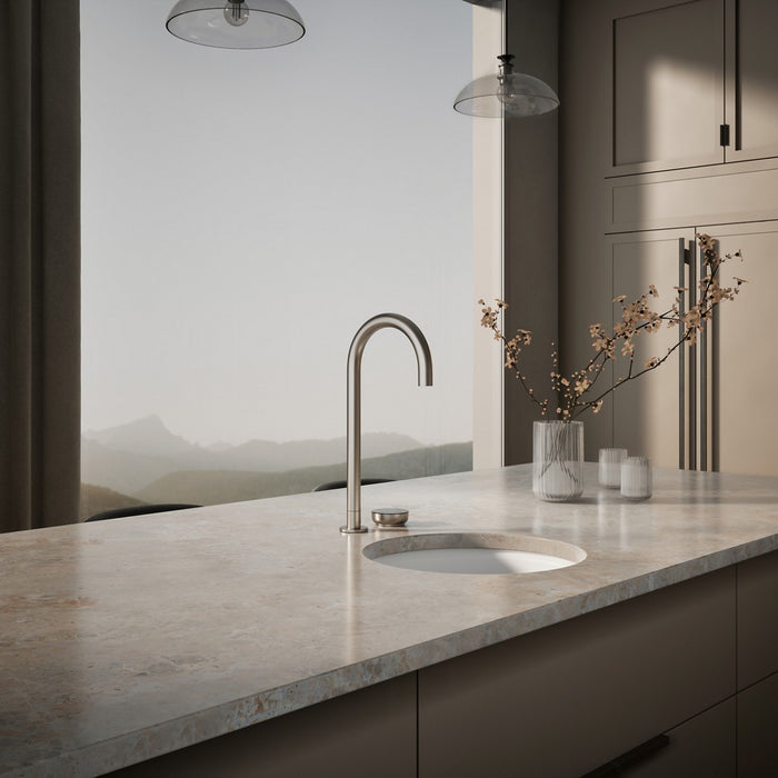 KOHLER K-T30924 Aquifer 4-in-1 tall arc beverage faucet, vibrant stainless - view 3