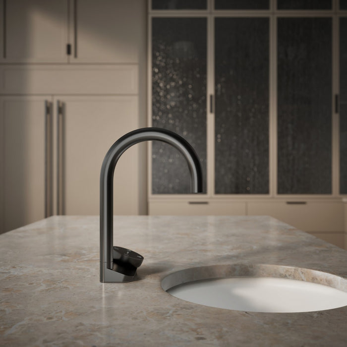 KOHLER K-T30925 Aquifer 4-in-1 short arc beverage faucet, matte black - view 4