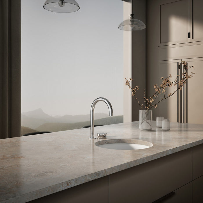 KOHLER K-T30925 Aquifer 4-in-1 short arc beverage faucet, polished chrome - view 3