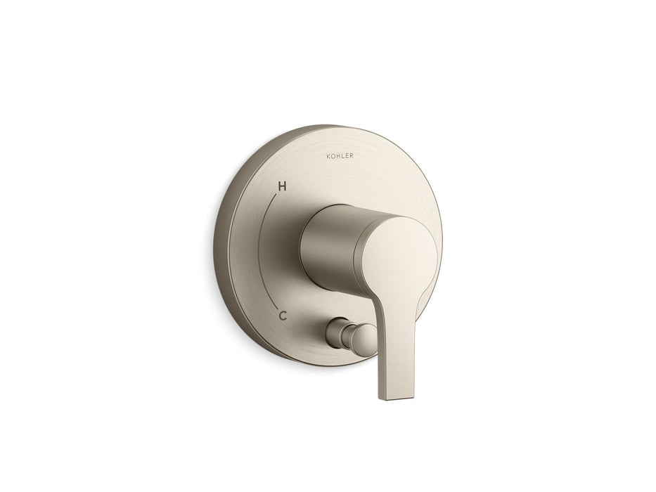 KOHLER K-T35325-4 Elate Rite-Temp valve trim with diverter, vibrant brushed nickel