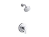 KOHLER K-T35326-4G Elate Rite-Temp shower trim kit with push-button diverter, 1.75 gpm, polished chrome