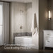 KOHLER K-T35327-4G Elate Rite-Temp bath and shower trim kit with push-button diverter, 1.75 gpm, vibrant brushed nickel -...
