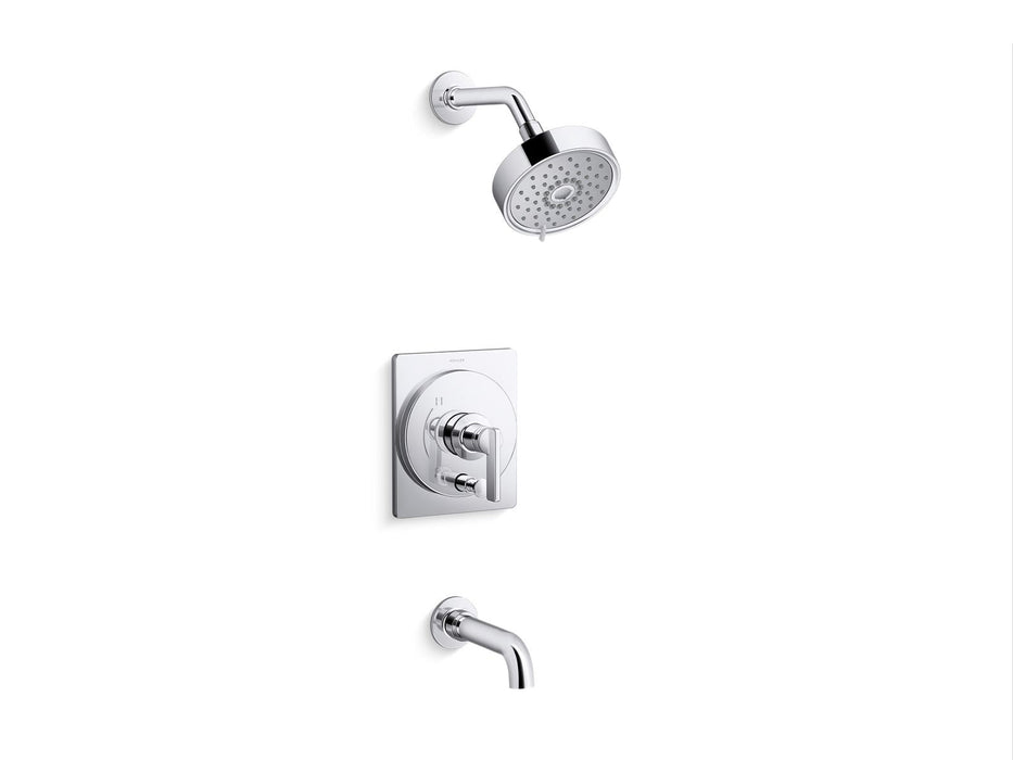 KOHLER K-T35918-4G Castia by Studio McGee Rite-Temp bath and shower trim kit, 1.75 gpm, polished chrome