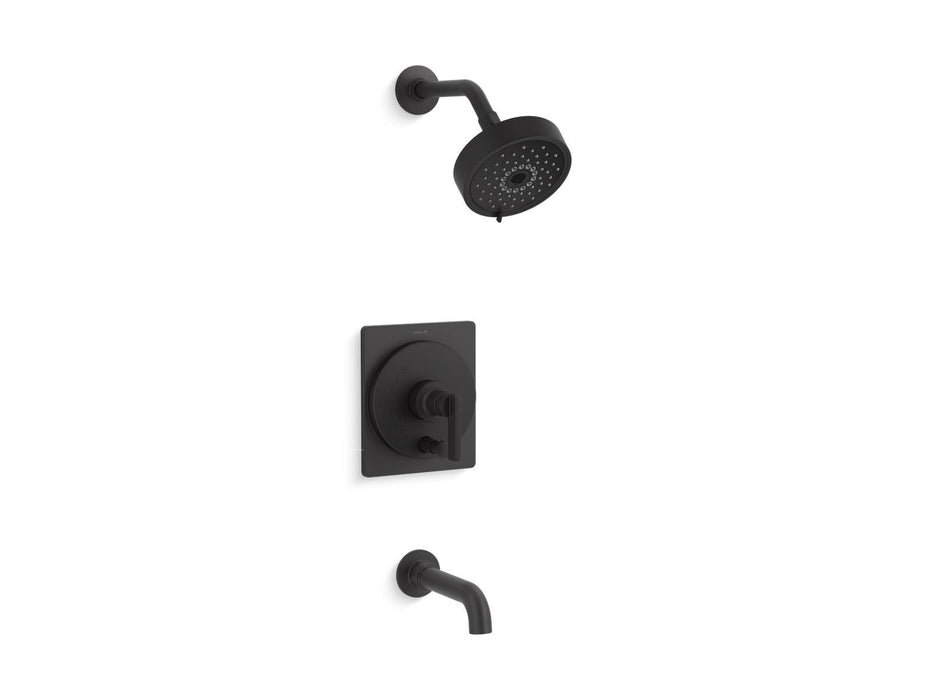 KOHLER K-T35918-4Y Castia by Studio McGee Rite-Temp bath and shower trim kit, 2.5 gpm, matte black