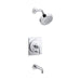 KOHLER K-T35918-4Y Castia by Studio McGee Rite-Temp bath and shower trim kit, 2.5 gpm, polished chrome
