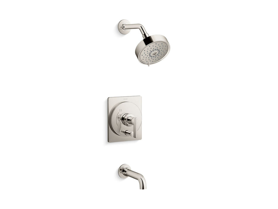 KOHLER K-T35918-4Y Castia by Studio McGee Rite-Temp bath and shower trim kit, 2.5 gpm, vibrant polished nickel