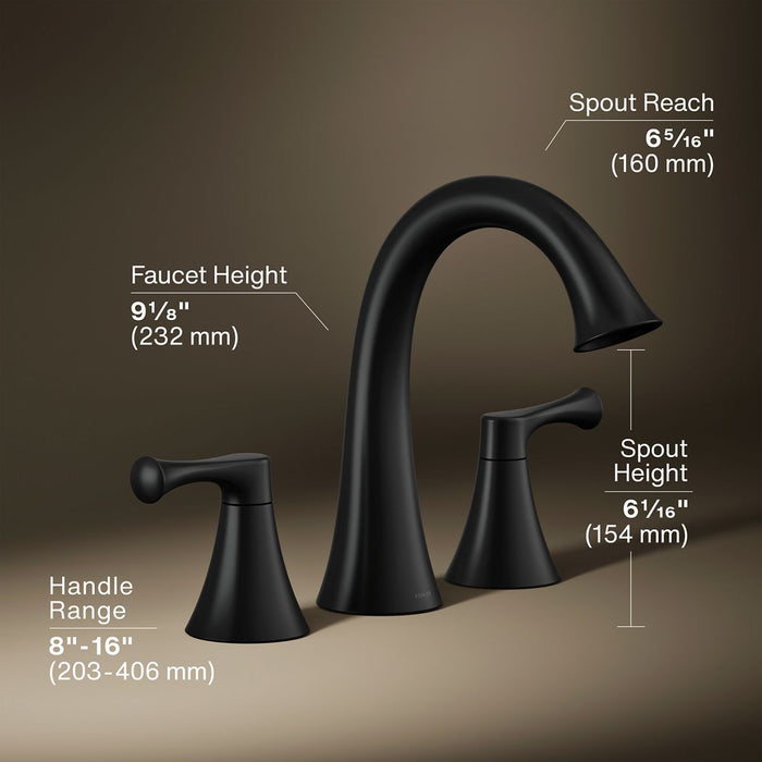 3/4 view of product with dimensions