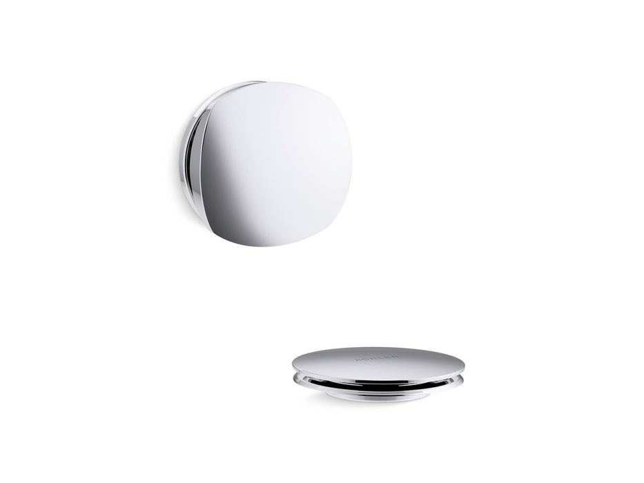 KOHLER K-T37391 PureFlo Rotary-turn bath drain trim, polished chrome