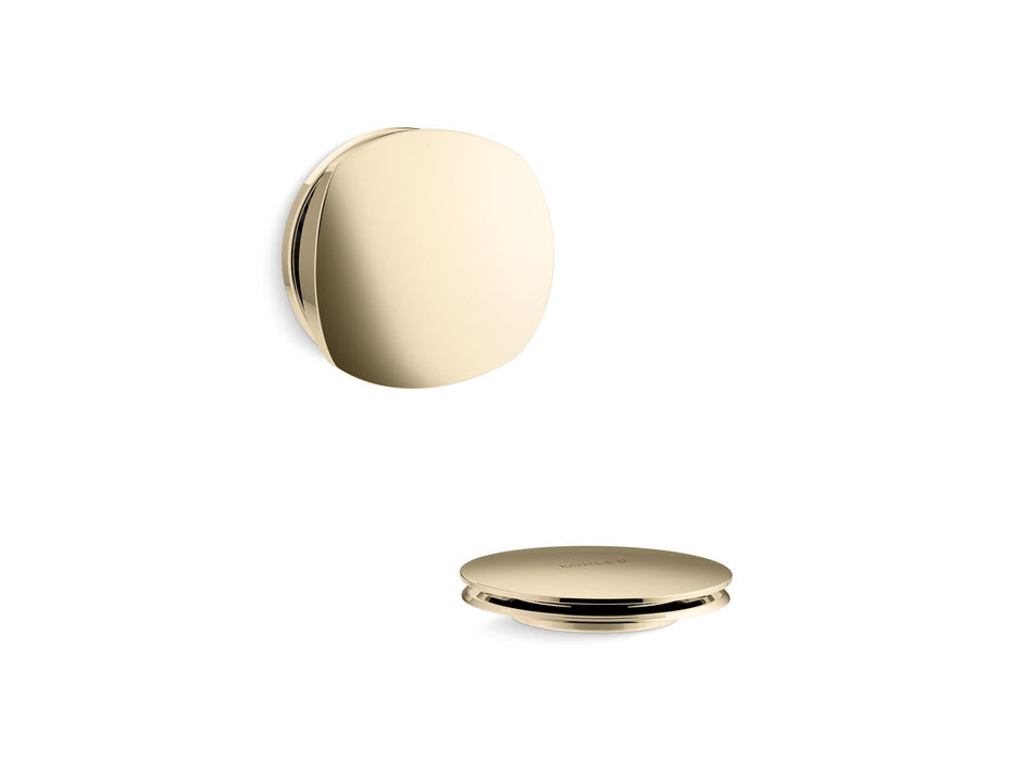 KOHLER K-T37391 PureFlo Rotary-turn bath drain trim, vibrant french gold