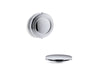 KOHLER K-T37393 PureFlo Traditional rotary-turn bath drain trim, polished chrome