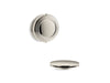 KOHLER K-T37393 PureFlo Traditional rotary-turn bath drain trim, vibrant polished nickel