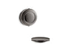 KOHLER K-T37393 PureFlo Traditional rotary-turn bath drain trim, vibrant titanium