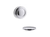 KOHLER K-T37396 PureFlo Traditional push-button bath drain trim, polished chrome