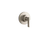 KOHLER K-T38267-4 Castia MasterShower® Transfer Valve Trim with Lever Handle, Vibrant Brushed Nickel - 3/4 view of product