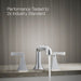 KOHLER K-T467-4V Memoirs Deck-mount bath faucet handle trim, polished chrome - view 4
