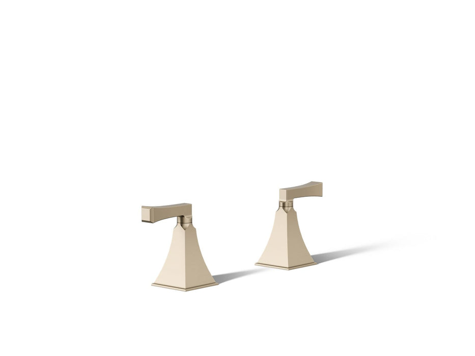KOHLER K-T467-4V Memoirs Deck-mount bath faucet handle trim, vibrant brushed bronze