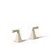 KOHLER K-T467-4V Memoirs Deck-mount bath faucet handle trim, vibrant brushed bronze - view 5