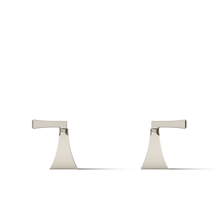 KOHLER K-T467-4V Memoirs Deck-mount bath faucet handle trim, vibrant brushed nickel - view 2