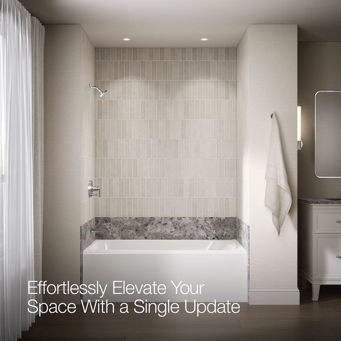 KOHLER K-T49979-4L Pitch Rite-Temp bath and shower trim kit with push-button diverter, without showerhead