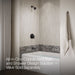 KOHLER K-T49980-4G Pitch Rite-Temp bath and shower trim kit with push-button diverter, 1.75 gpm, matte black - view 3