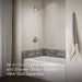 KOHLER K-T49980-4Y Pitch Rite-Temp bath and shower trim kit with push-button diverter and lever handle, 2.5 gpm, vibrant...