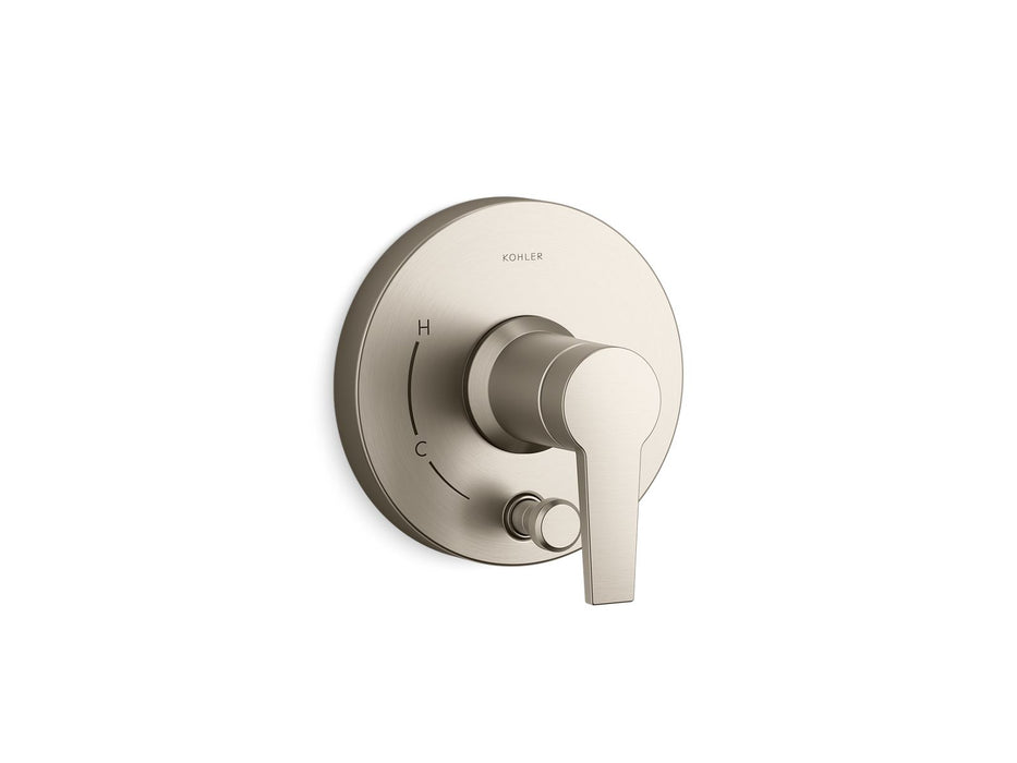 KOHLER K-T49988-4 Pitch Rite-Temp valve trim with push-button diverter