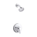 KOHLER K-T49990-4Y Pitch Rite-Temp shower trim kit with push-button diverter, 2.5 gpm, polished chrome