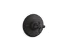 KOHLER K-T72769-3 Artifacts MasterShower temperature control valve trim with cross handle, matte black