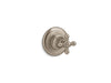 KOHLER K-T72770-3 Artifacts MasterShower transfer valve trim with cross handle, vibrant brushed bronze