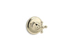 KOHLER K-T72770-3 Artifacts MasterShower transfer valve trim with cross handle, vibrant french gold