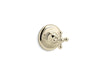 KOHLER K-T72771-3 Artifacts MasterShower volume control valve trim with cross handle, vibrant french gold