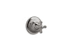 KOHLER K-T72771-3 Artifacts MasterShower volume control valve trim with cross handle, vibrant titanium