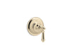 KOHLER K-T72771-4 Artifacts MasterShower volume control valve trim with lever handle, vibrant french gold