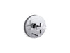 KOHLER K-T73117-3 Composed Rite-Temp valve trim with push-button diverter and cross handle, polished chrome