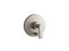 KOHLER K-T73117-4 Composed Rite-Temp valve trim with push-button diverter and lever handle, vibrant brushed nickel