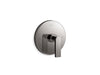 KOHLER K-T73133-4 Composed MasterShower temperature control valve trim with lever handle, vibrant titanium