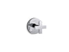 KOHLER K-T73140-3 Composed MasterShower transfer valve trim with cross handle, polished chrome