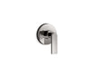 KOHLER K-T73140-4 Composed MasterShower transfer valve trim with lever handle, vibrant titanium