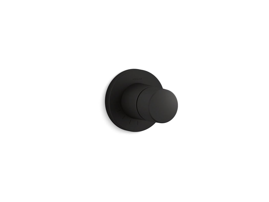 KOHLER K-T78025-8 Components MasterShower volume control valve trim with Oyl handle, matte black