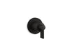 KOHLER K-T78026-4 Components MasterShower transfer valve trim with lever handle, matte black