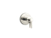 KOHLER K-T78026-4 Components MasterShower transfer valve trim with lever handle, vibrant polished nickel
