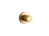 KOHLER K-T78026-8 Components MasterShower transfer valve trim with Oyl handle, vibrant brushed moderne brass