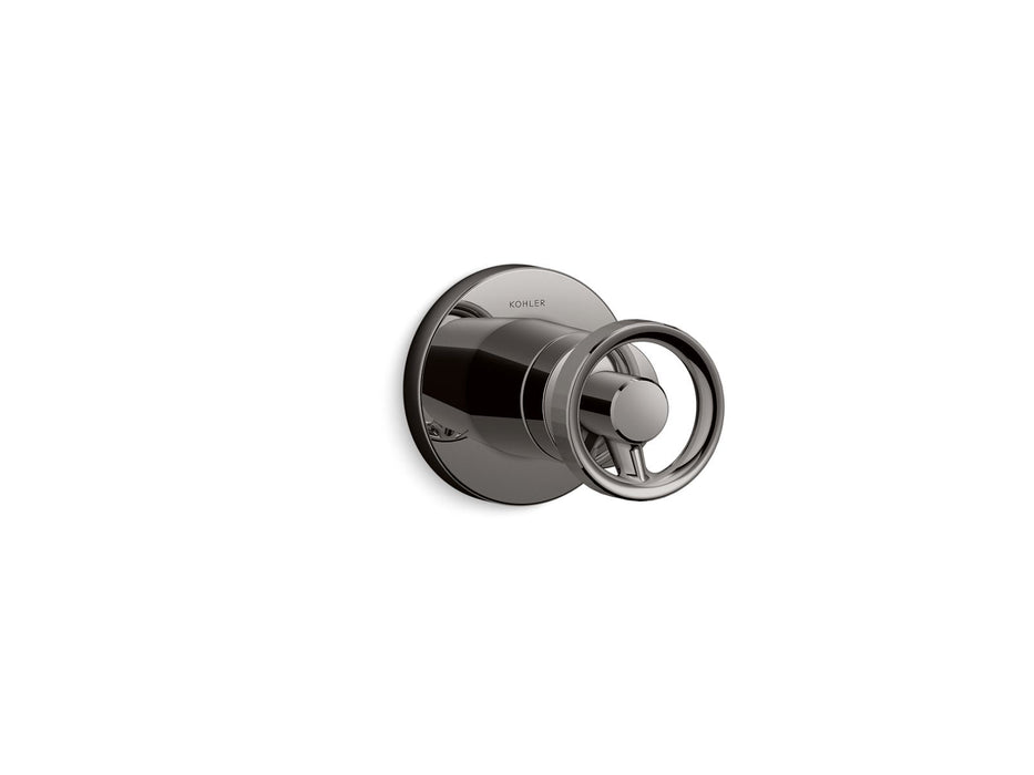 KOHLER K-T78026-9 Components MasterShower transfer valve trim with Industrial handle, vibrant titanium