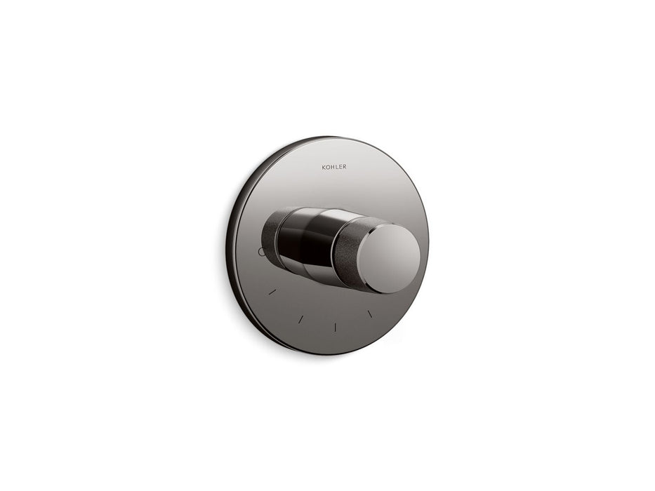 KOHLER K-T78027-8 Components MasterShower temperature control valve trim with Oyl handle, vibrant titanium