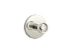 KOHLER K-T78027-9 Components MasterShower temperature control valve trim with Industrial handle, vibrant polished nickel