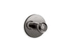 KOHLER K-T78027-9 Components MasterShower temperature control valve trim with Industrial handle, vibrant titanium