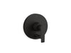 KOHLER K-T97019-4 Avid Rite-Temp valve trim with push-button diverter, matte black